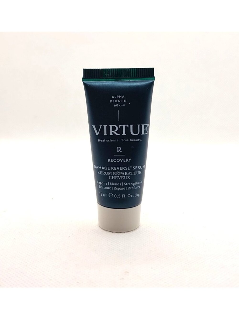 Virtue Recovery Damage Reverse Serum 0.5oz / 15ml Sample Repairs Strengthens NEW